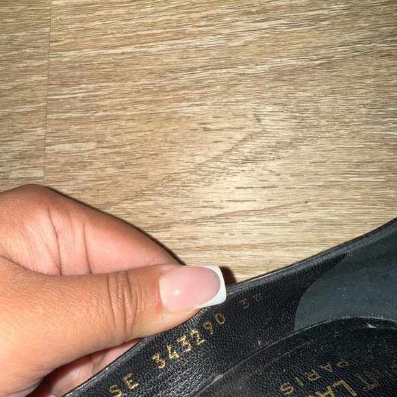 Saint Laurent Studded Black Heels - Picture 4 of 5